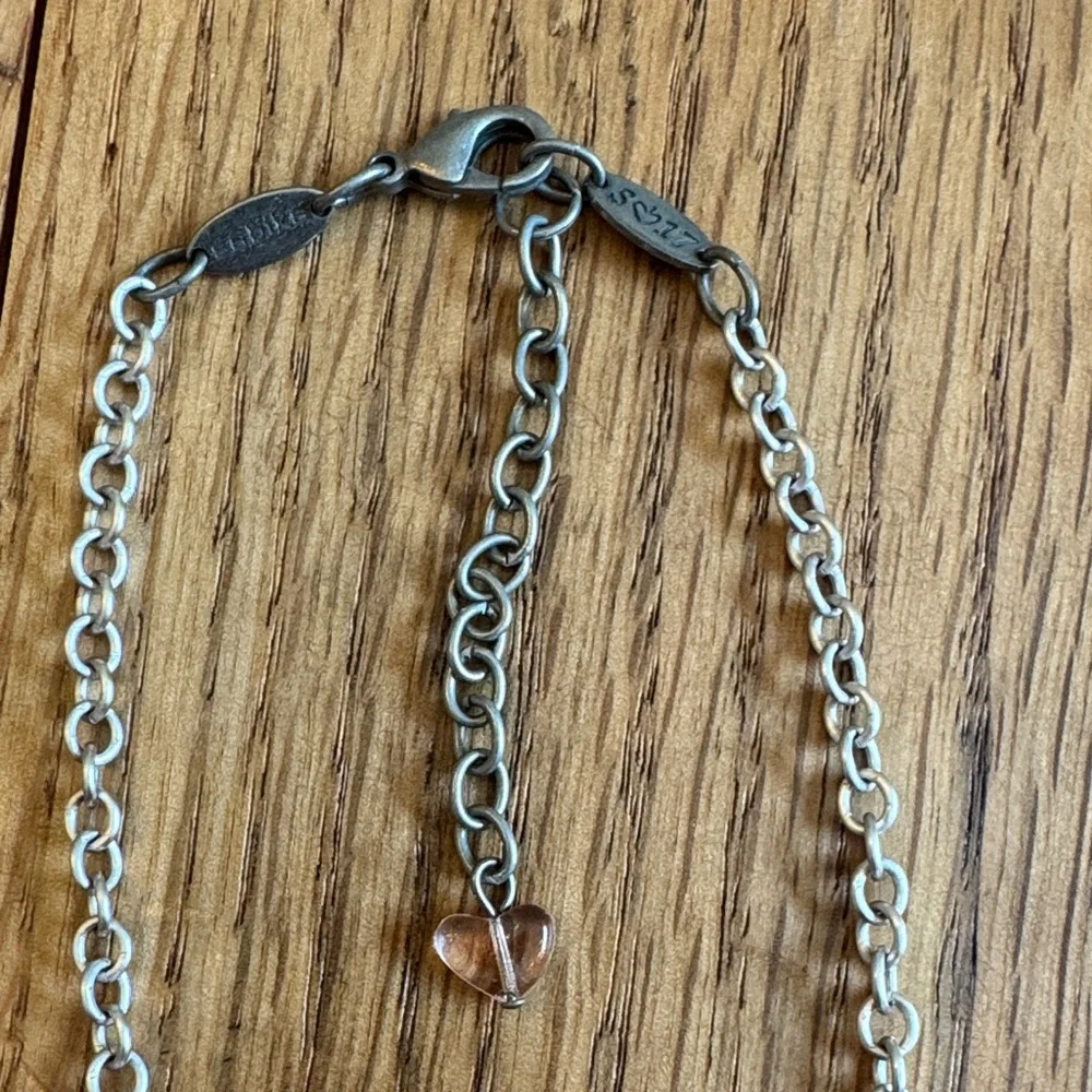 Sabika Blue Medallion Necklace - Picture 3 of 3